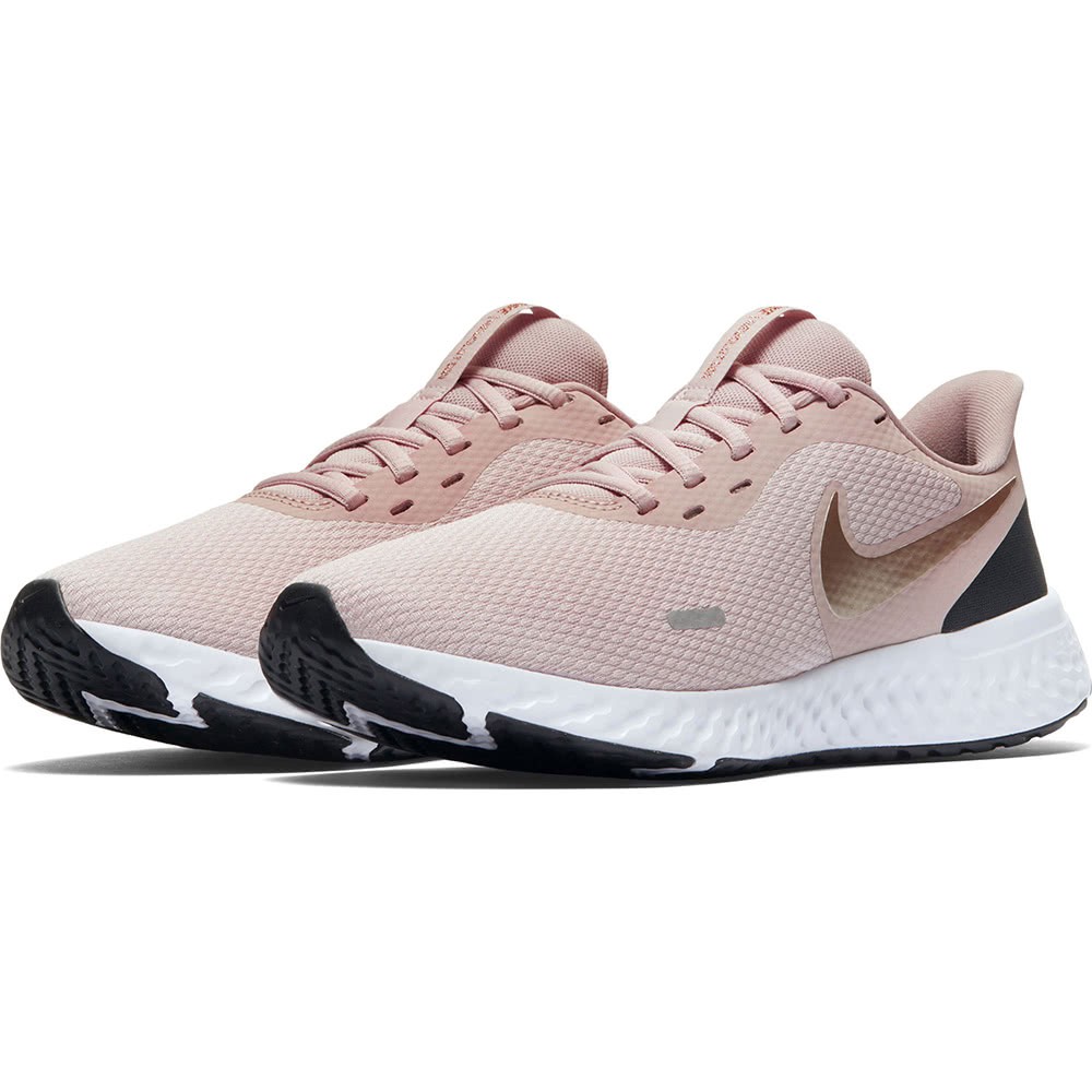 NIKE 耐吉2102女慢跑運動鞋WMNS NIKE REVOLUTION 5 粉 BQ3207600