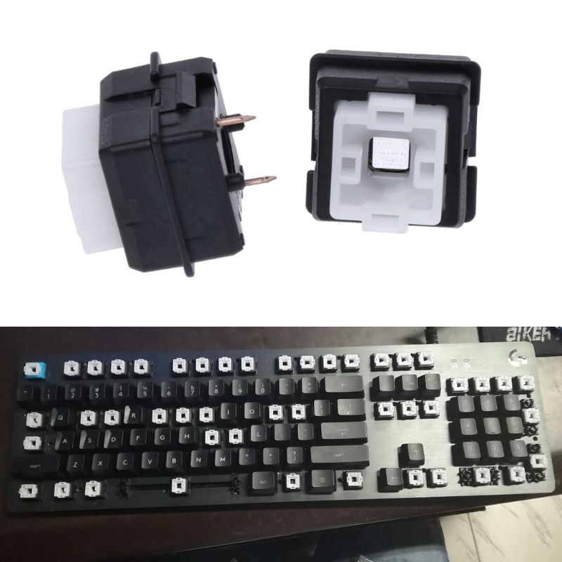 適用於logitech G910 G810 K840 Rgb軸開關的2pcs原始romer G開關軸 蝦皮購物