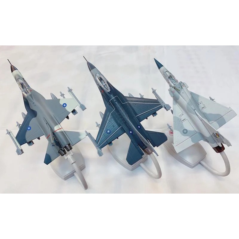 (飛恩模型) 國軍版 1:72 IDF經國號/MIRAGE2000-5 幻象/F-16 戰鷹 靜態模型