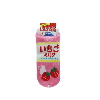 DONKI 趣味襪 草莓牛奶 22-25公分【Donki日本唐吉訶德】