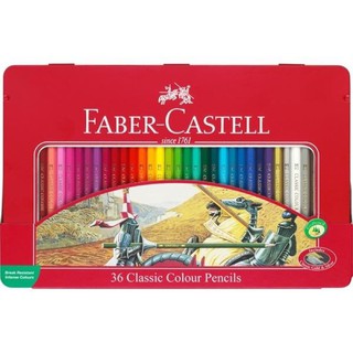 【玩具倉庫】【輝柏 輝伯 Faber-Castell】油性彩色鉛筆 36色 (鐵盒裝)繪圖 文具 可削式 鉛筆 削鉛筆機