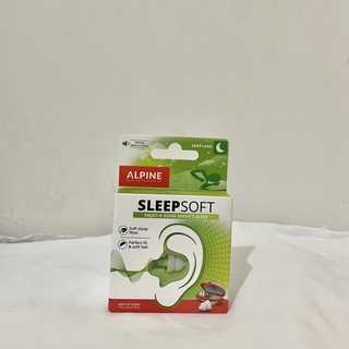 荷蘭 ALPINE SLEEPSOFT 頂級舒適睡眠耳塞 附原廠膠囊盒