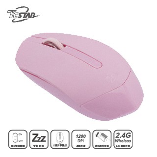 TCSTAR 2.4G/省電/3D/輕巧 無線光學滑鼠TCN638 適用Windows系列電腦