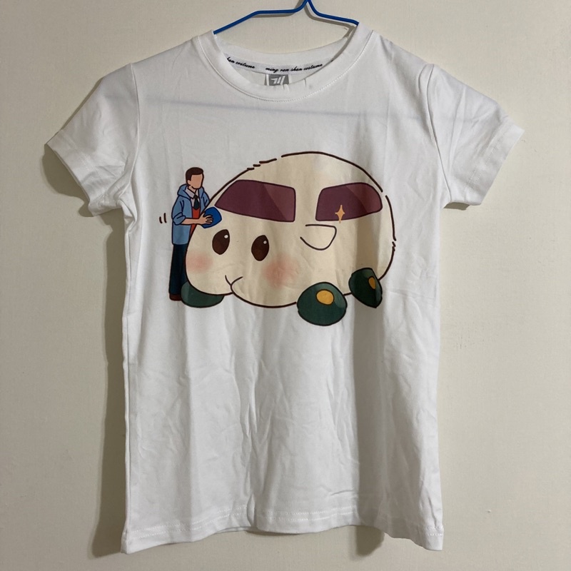 可愛兒童衣服 天竺鼠車車🚗白色短袖t恤