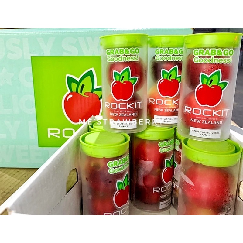 ［ME’進口優質水果］紐西蘭特有🇳🇿樂淇ROCKIT🍎紐西蘭櫻桃蘋果🍎2顆一管裝｜12管原裝箱｜小蘋果、迷你蘋果