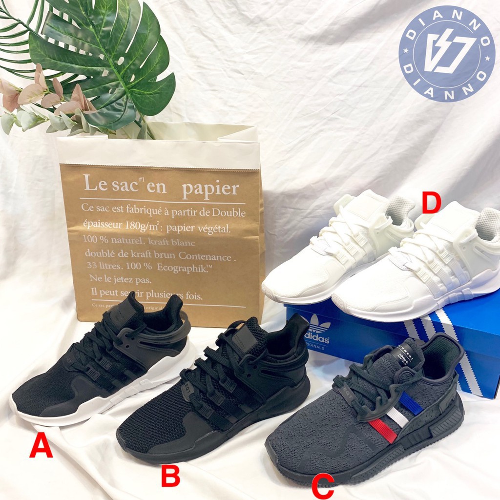 帝安諾-實體店面 Adidas EQT Support ADV 全白 全黑 黑白 黑粉 法國配色 BY9112