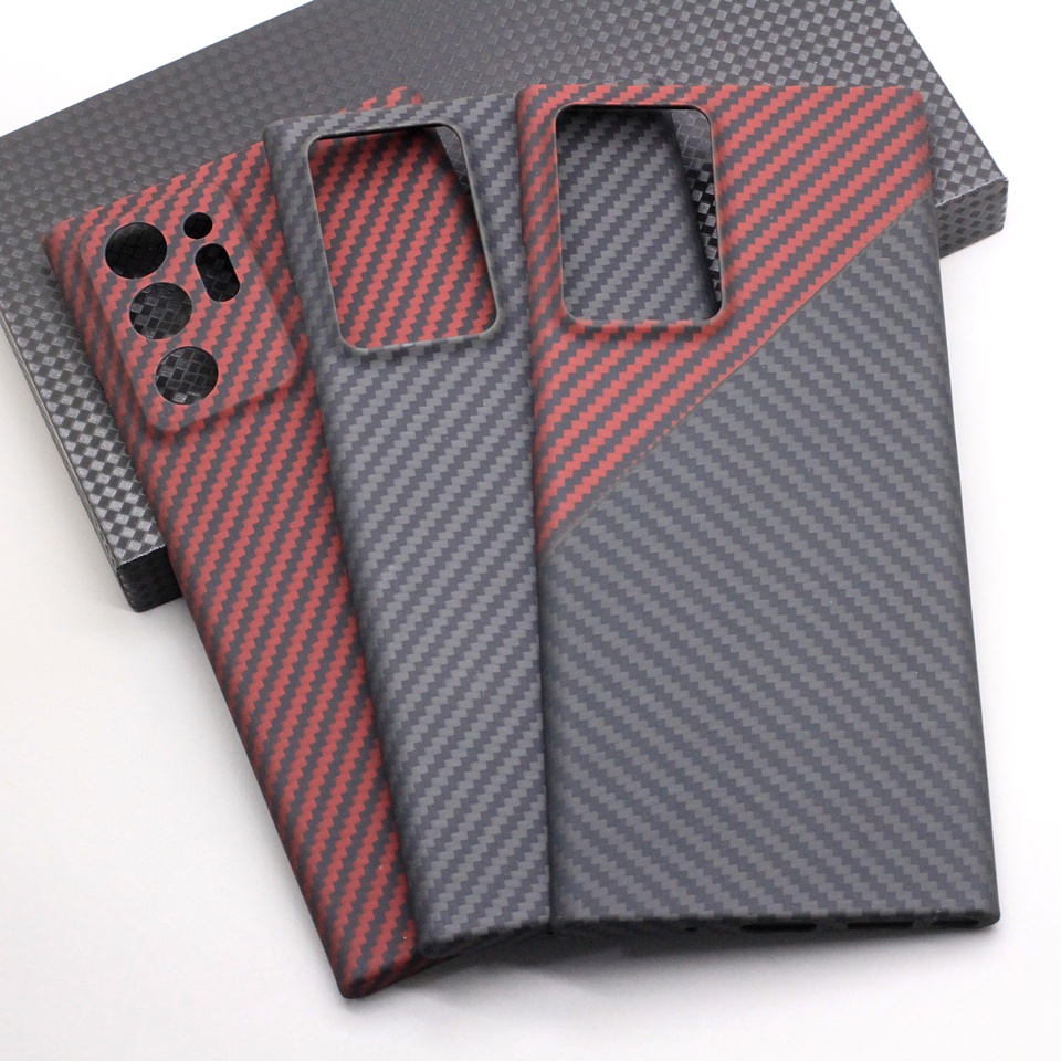 凱夫拉正品碳纖維保護套, 適用於 Samsung Galaxy Note 20 Ultra 10 + 真正的碳纖維超薄防