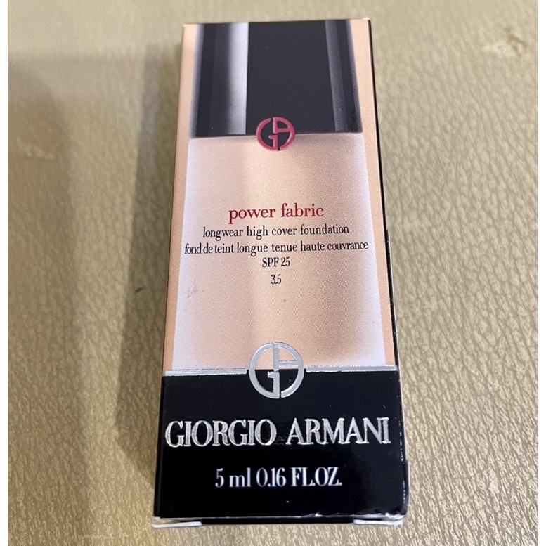Giorgio Armani 亞曼尼 GA 完美絲絨水慕斯粉底 油肌粉底液 遮瑕 持久 #3.5 專櫃粉底 台灣公司貨