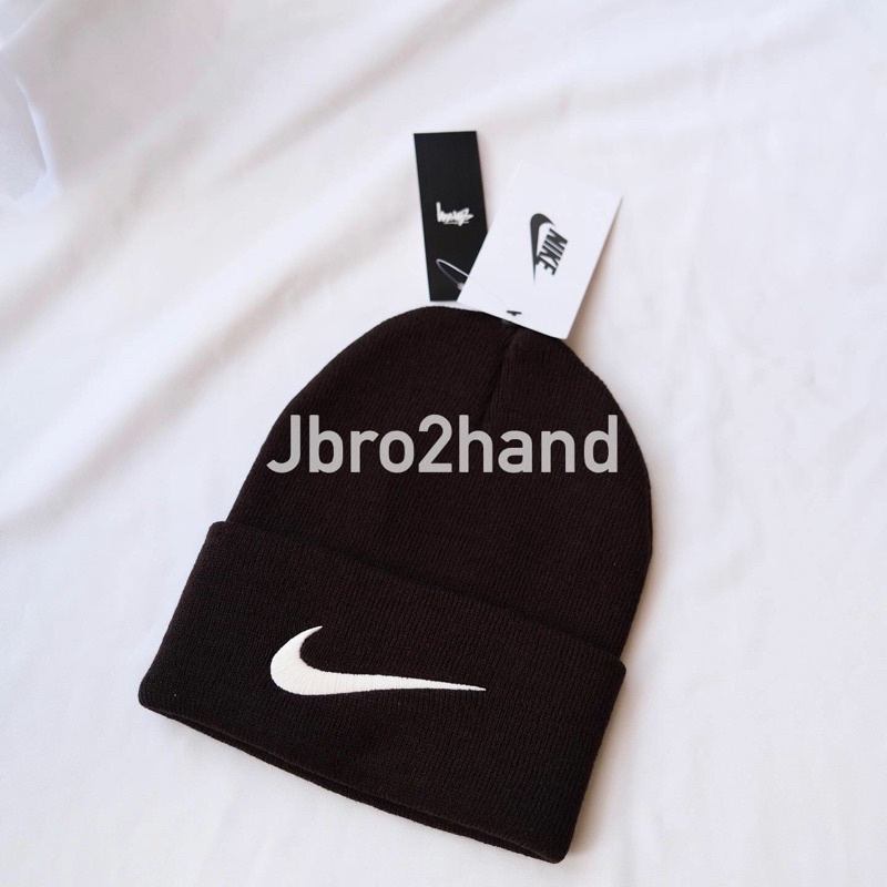 (Jbro2hand)非現貨STUSSY X NIKE 黑色 毛帽 日本代購 日本連線