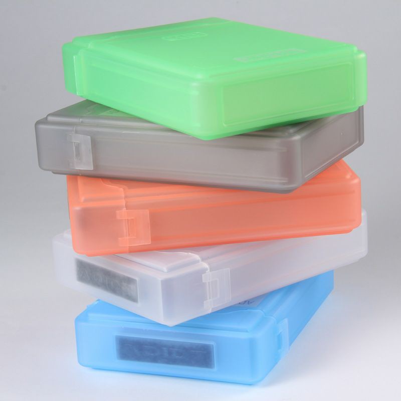 （台灣現貨）防塵3.5/2.5寸硬碟保護盒半透明PP收納盒