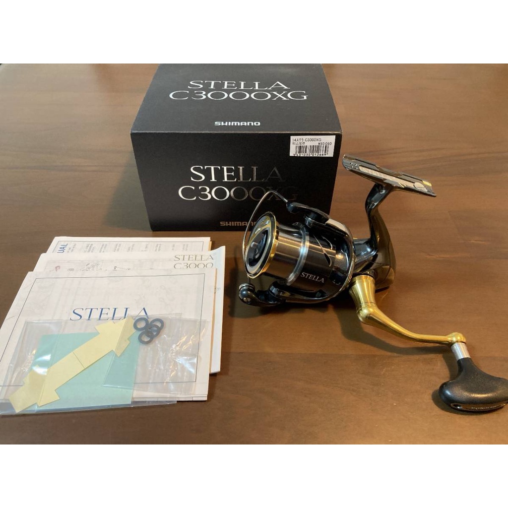 Shimano 14 Stella C3000XG 盒子配件保證書都在 超美品