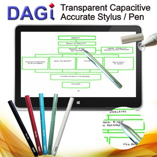 Microsoft Surface Pro 平板筆電 適用之專利透明電容觸控筆-DAGi Stylus Pen P505