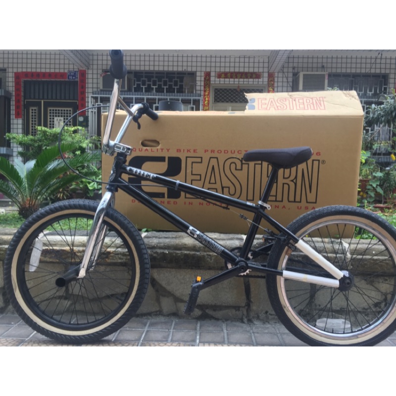 已售eastern鉻木鋼車架特技腳踏車bmx黑色 蝦皮購物