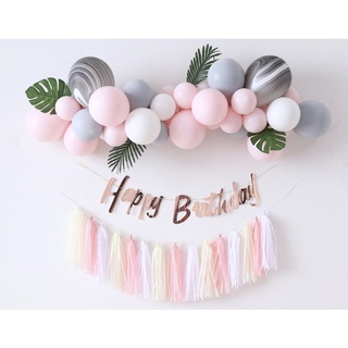 【現貨】5款✨馬卡龍系列套餐 生日派對 裝飾 馬卡龍氣球 套裝 氣球鏈套餐 婚禮客廳 臥室場景佈置