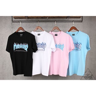 【HYDRA】 Thrasher Outline Flame Tee 火焰 字型 短T【TS17】