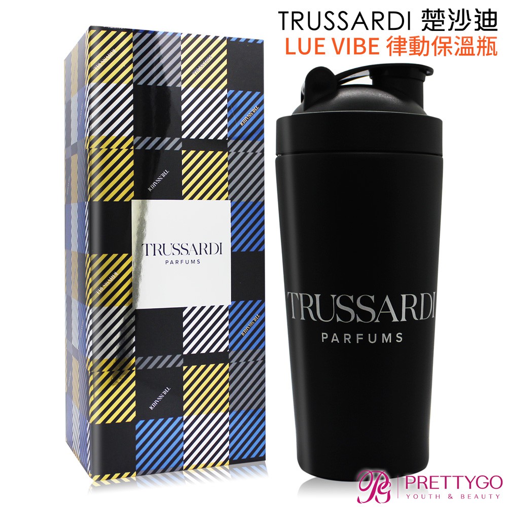 TRUSSARDI 楚沙迪 BLUE VIBE 律動保溫瓶-公司貨【美麗購】