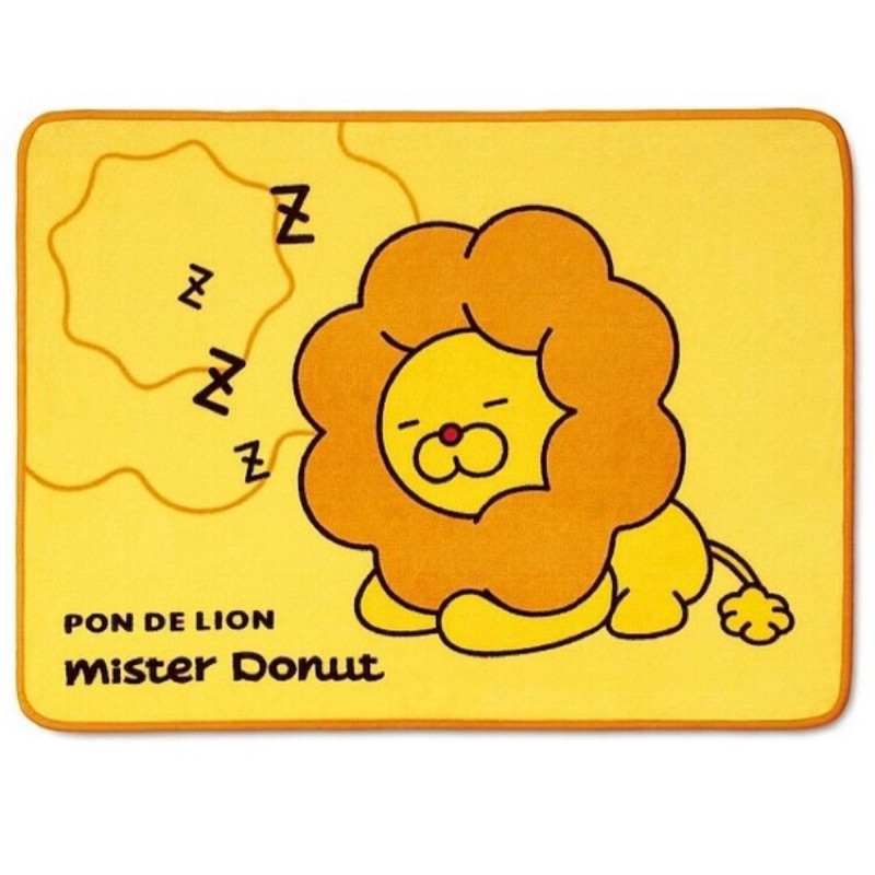 Mister Donut波堤獅珊瑚絨毛毯