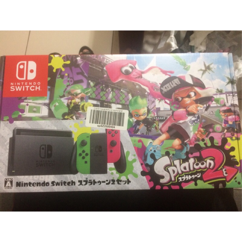 Nintendo switch 漆彈大作戰同捆主機 + 馬車8數位版 日亞貨