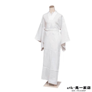 【Ｃ】cospaly 日本 和服 傳統服飾 和服浴衣白色內搭羽織日式日本浴袍純棉日系和風內襯肌襦袢打底