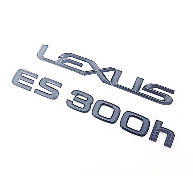 圓夢工廠 Lexus ES300 ES300h 改裝 後車箱 尾門 車標 字標 字貼 消光黑 LEXUS ES 車系