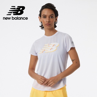 【New Balance】 NB DRY短袖T_女性_米灰色_AWT21226LIA