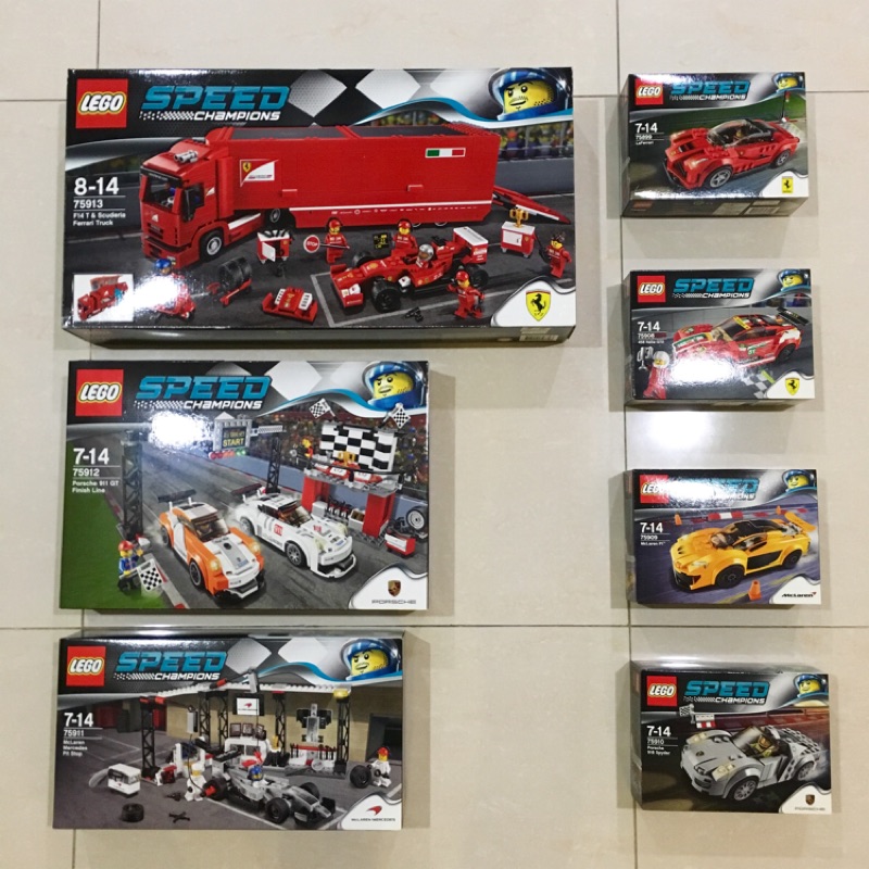 全新LEGO樂高SPEED第一代（75899、75908、09、10、11、12、13）