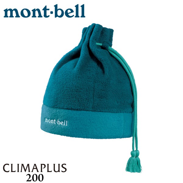 Mont-Bell 日本 Climaplus200保暖帽《藍綠》/1118135/刷毛帽/火山帽/圍巾/圍脖/悠遊山水