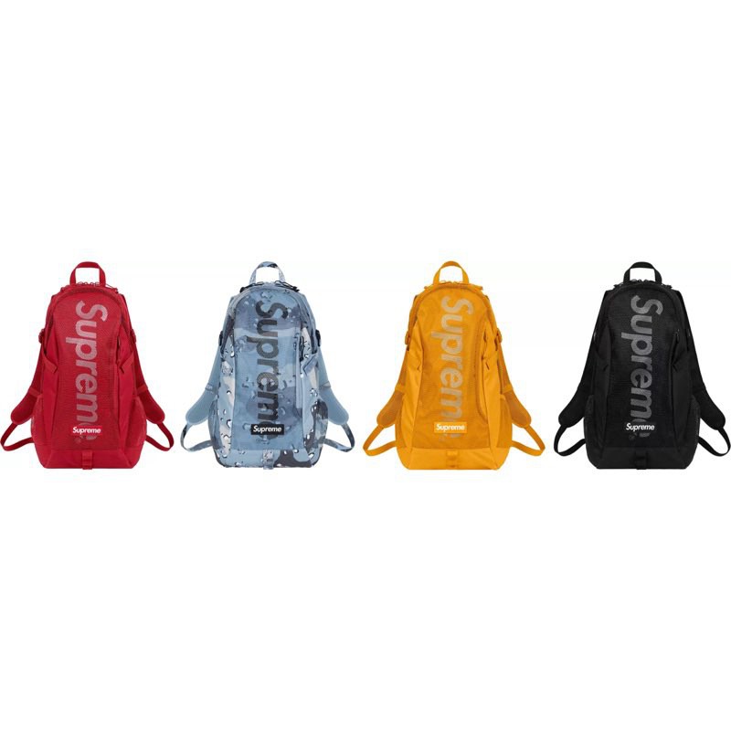 【Club Design】SUPREME BACKPACK SS20 48TH 後背包 紅/黃