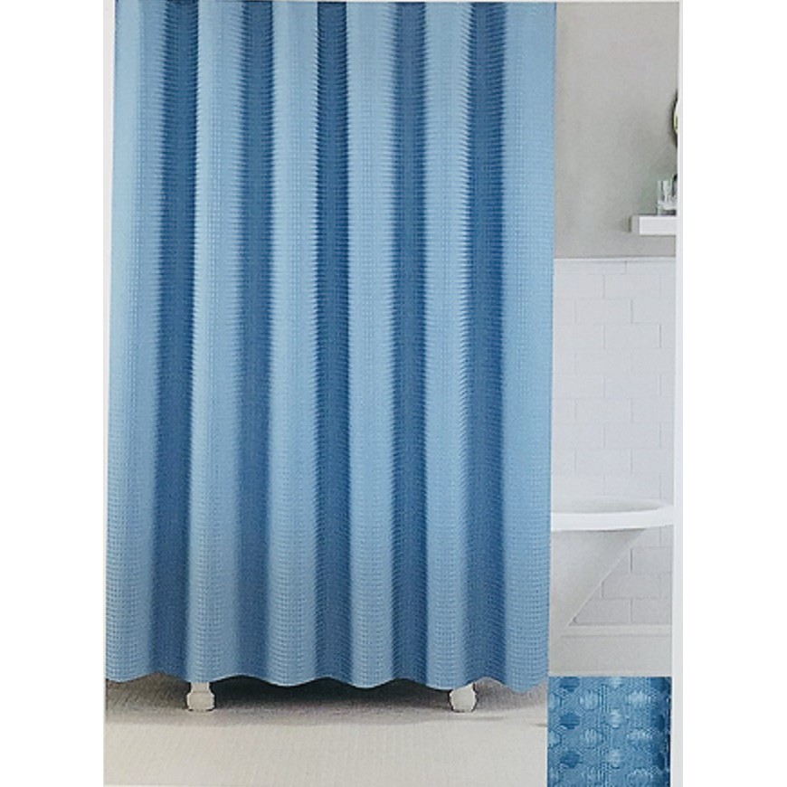 蜂巢簾 百葉窗 天篷, 76 Inch Fabric Shower Curtain