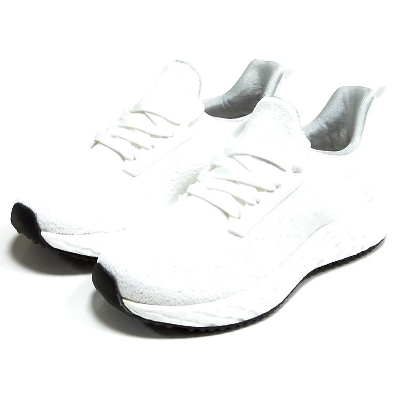 牛頭牌 飛織輕量運動鞋 時尚設計 襪套式穿著 modo強化止滑大底 全段 白92068001