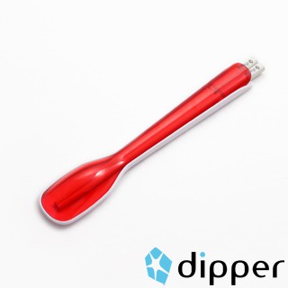 dipper 2合1SPS環保餐具筷匙組(紅)