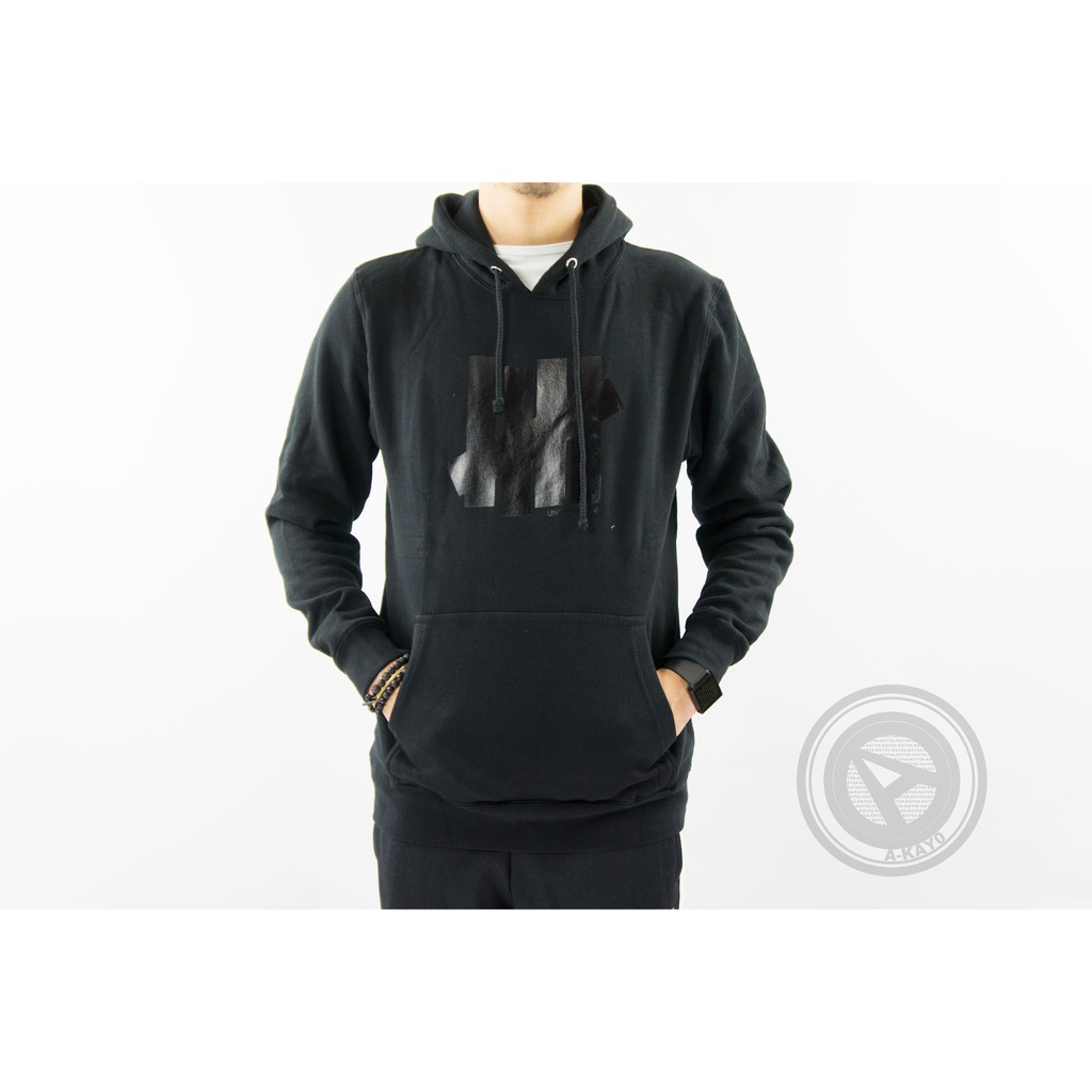 【A-KAY0】UNDEFEATED 5 STRIKE HOOD 內裡刷毛 帽T 黑【5920692BK】