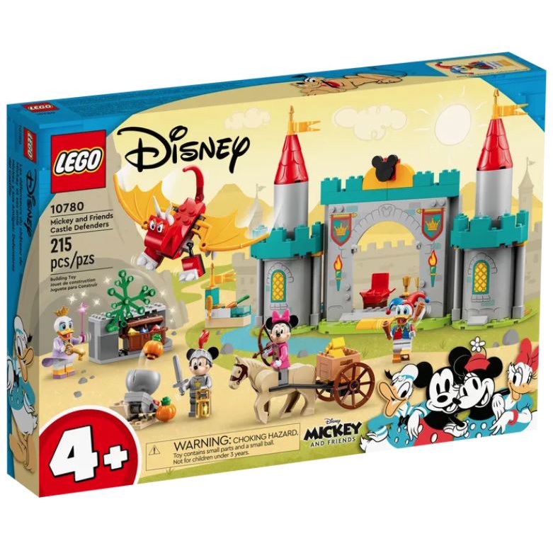 &lt;積木總動員&gt;LEGO 樂高 10780 Disney系列 米奇和朋友們的城堡防禦 38*26*5.5cm 215PCS