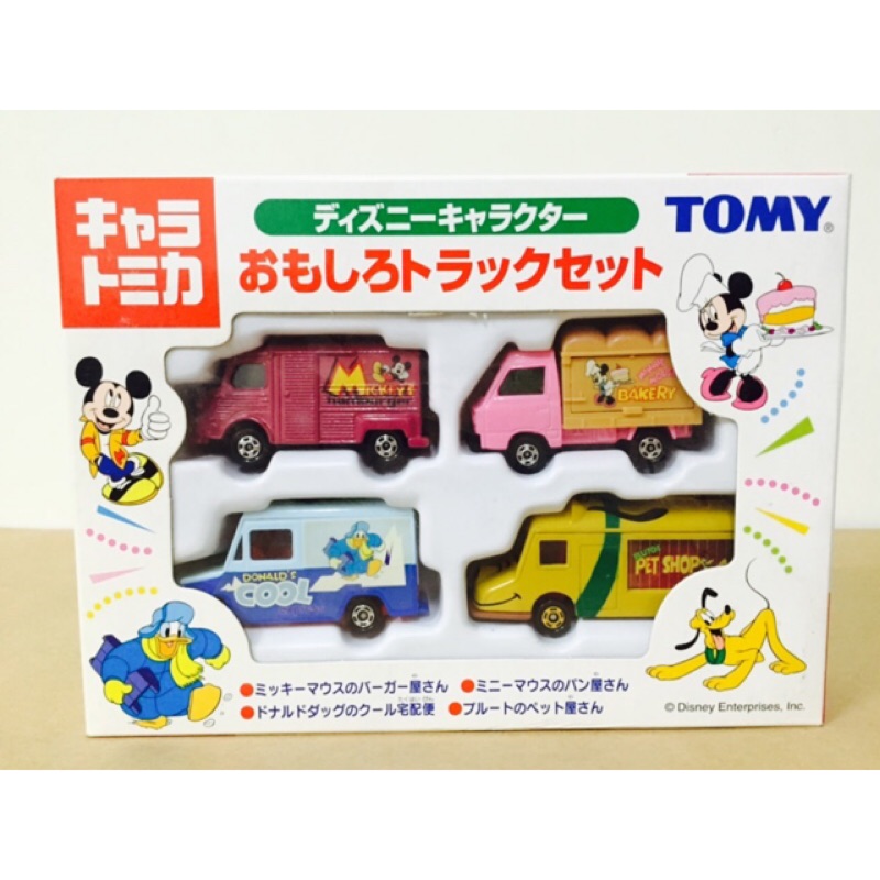 【現貨】Tomica Tomy 日版 舊藍標 迪士尼 高飛 唐老鴨 米奇 套組