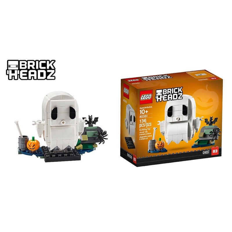 樂高 LEGO 40351 brickheadz 萬聖節幽靈 全新未拆