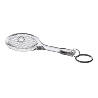 透明壓克力網球拍鑰匙圈-1入(長14cm) #4102
