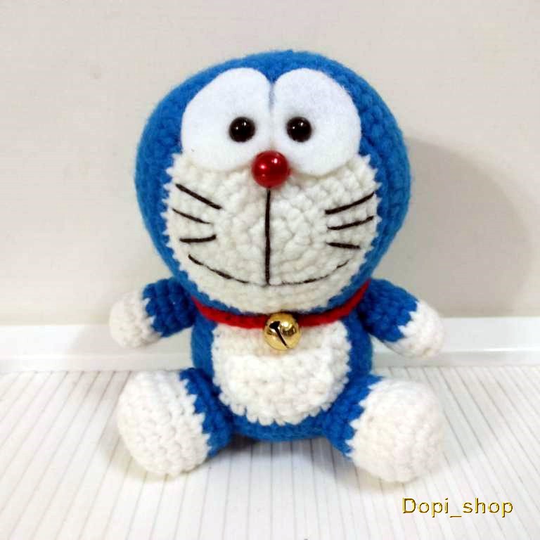純手工毛線編織玩偶 哆啦A夢(ドラえもん Doraemon)(無現貨)