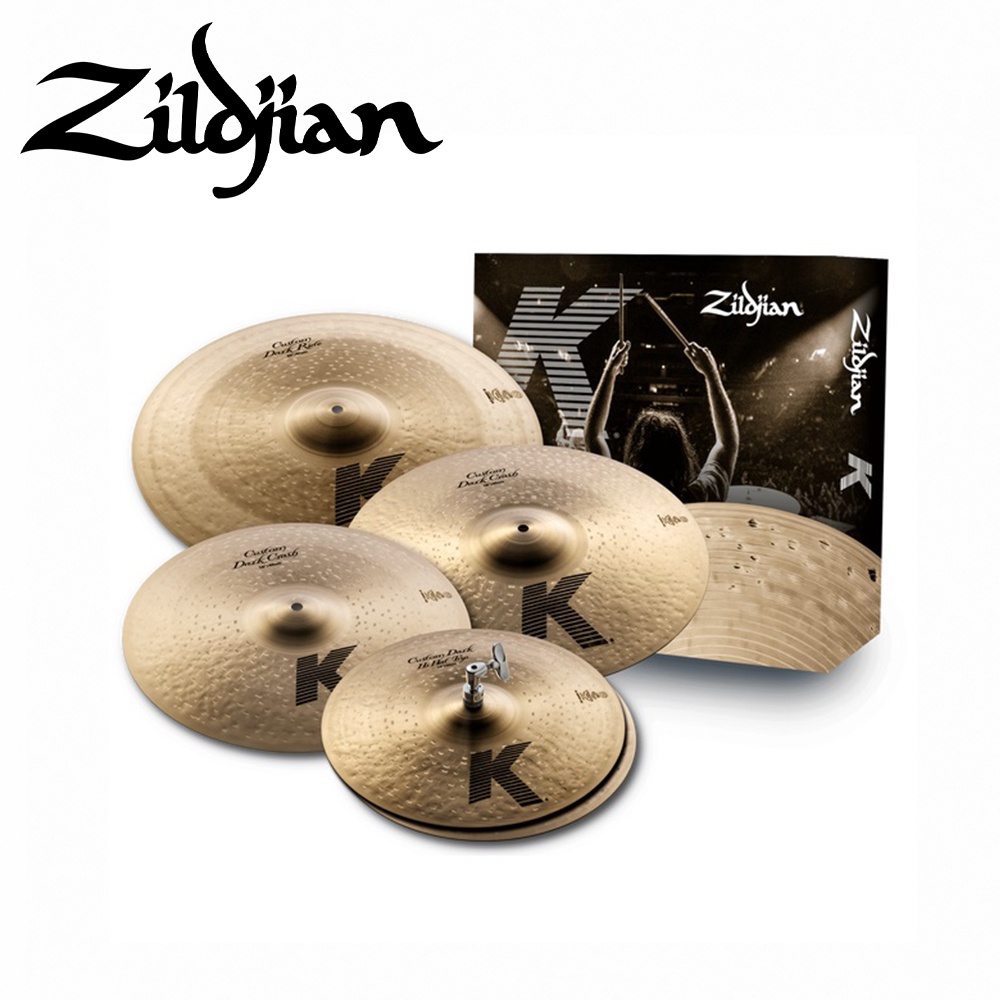 Zildjian K Custom Dark Cymbal Pack 套鈸組 KCD900 【敦煌樂器】