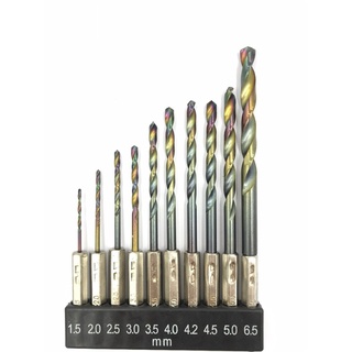 附發票 七彩木工鑽尾 10支組 鑽頭 六角頭 六角柄 電鑽 鑽尾 小林式 3用鑽尾 六角柄木工鑽尾 木工鑽頭