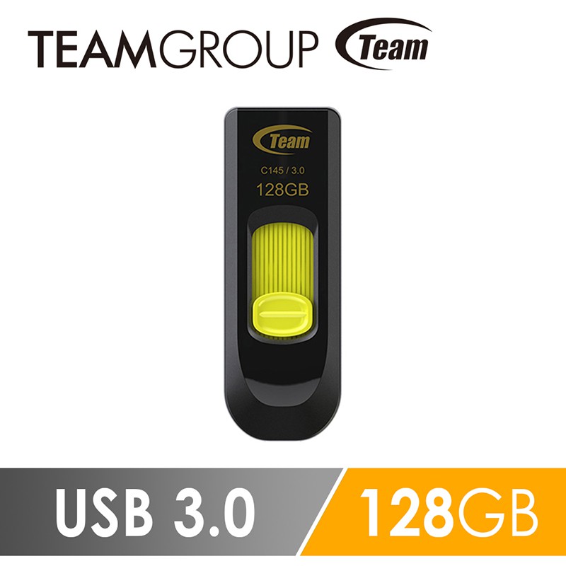 Team十銓 128GB C145 USB3.0 高速跑車碟 TC1453128GL01