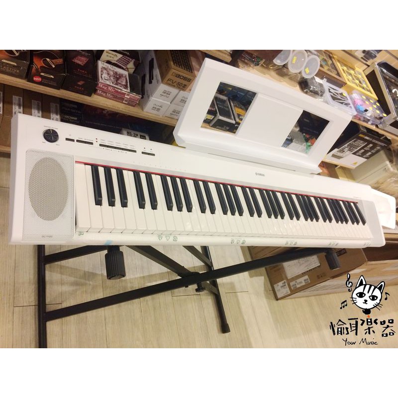 ♪ Your Music 愉耳樂器♪白色 全新山葉YAMAHA NP35 76鍵 電鋼琴 電子琴 NP-35 免運