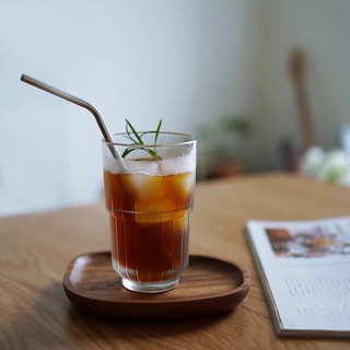 ｜現貨｜日式復古可疊放玻璃杯/冰美式咖啡杯/咖啡杯/拿鐵杯/水杯/酒杯/飲料杯/玻璃杯