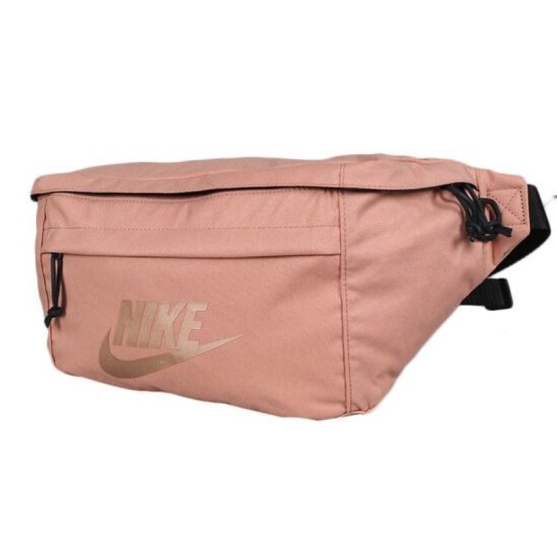 （全新）NIKE TECH HIP PACK 玫瑰金 大腰包 雙層 大容量 側背包