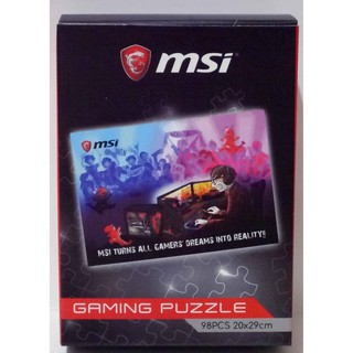 微星科技 msi gaming puzzle 拼圖 98pcs