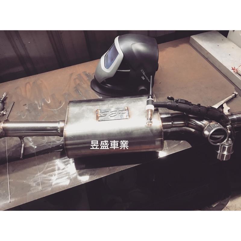 昱盛車業 BENZ CLA CLASS C238 R230 GT S213 尾飾管 電子閥門 手作壓力桶 手工排氣管