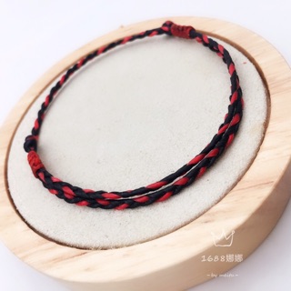 娜娜手作🌹泰國 蠶絲蠟線 可調節 三股 手環 腳環 簡約 百搭 閨蜜 情侶 本命年 保平安 小清新 浪漫 伸縮 客製化