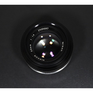 【經典古物】尼康 Nikon Nikkor k版 50mm F1.4 定焦 鏡頭 老鏡頭 底片相機 Zf fm2 f3