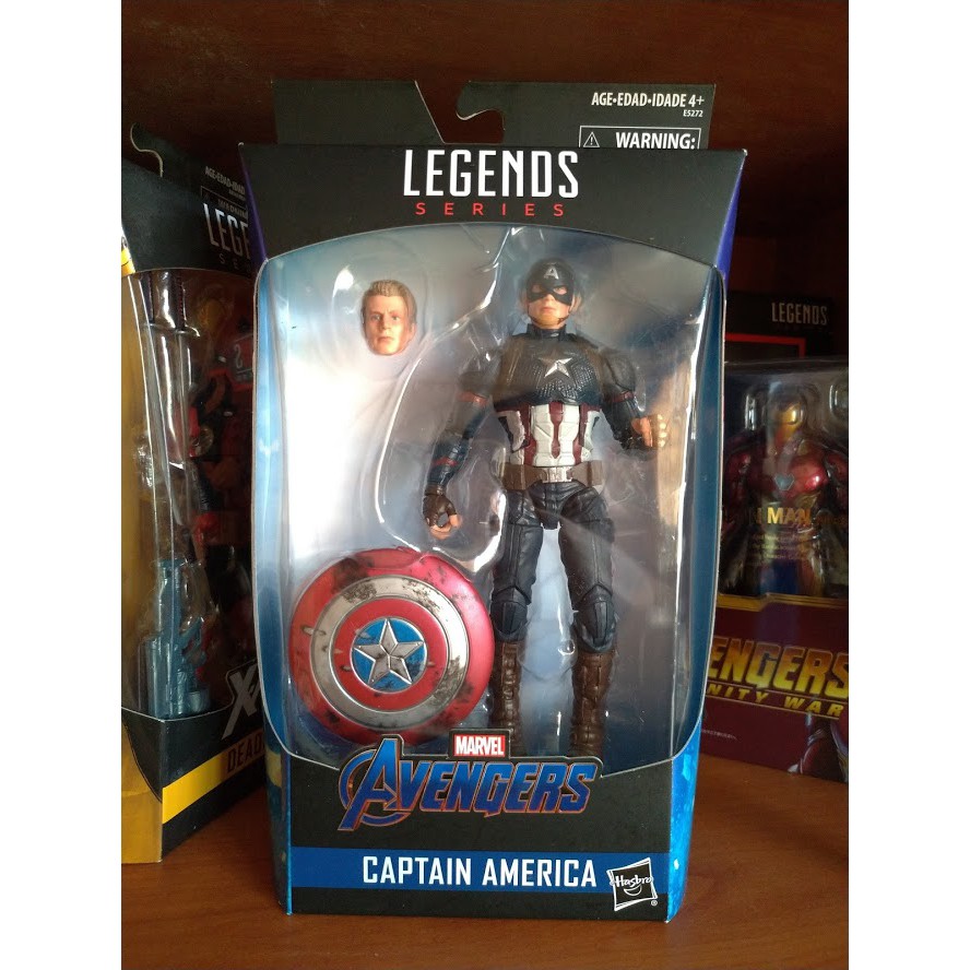 Marvel Legends 美國隊長 雷神之鎚 特別版 (復仇者聯盟 終局之戰 Worthy Cap 非SHF)