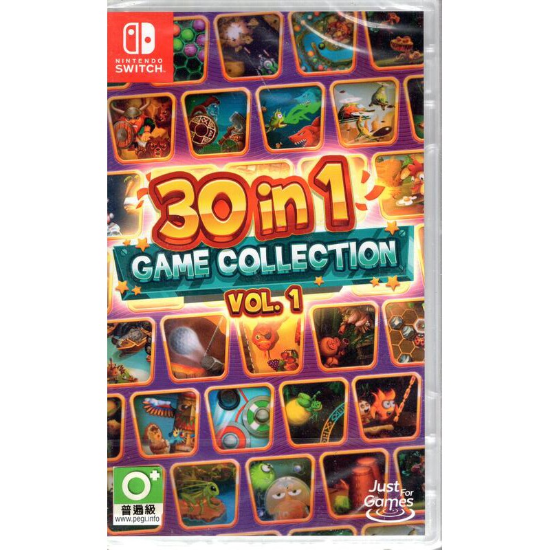 現貨switch遊戲ns 30合1 遊戲合集vol 1 30 In 1 Game Collect英文版 吾店 蝦皮購物