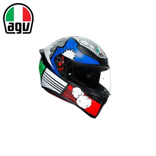 AGV K1 BANG MATT ITALYBLUE 義大利消光藍 全罩安全帽